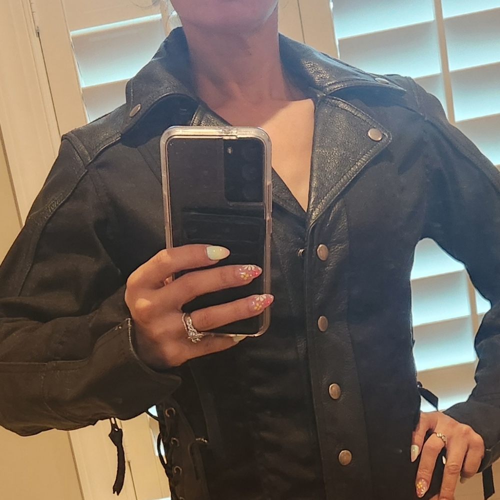 Leather jacket